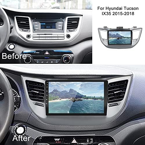 Автомобилна стерео система за Carplay Hyundai Tucson ix35 2015-2018 Автомобилното радио, 2 GB, 32 GB с 9-инчов IPS Сензорен екран, GPS навигация за автомобил на устройството е Вграден DSP Без?