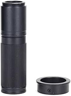 JKCKHA HAYEAR CCD промишлен микроскоп, камера C-mount обектив стъкло 5X-150X Увеличение на Камерата Окуляр Лупа за HDMI, USB 4k Микроскоп (Цвят: черен увеличение: 50 мм Околовръстен ада?