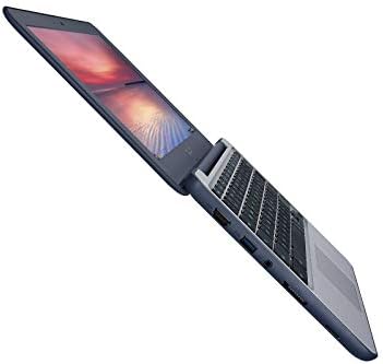 ASUS Chromebook-Лаптоп с 11,6-инчов подсилена дизайн, устойчив на разливам, с панти на 180 градуса, Intel N3060 Celeron 4 GB DDR3,