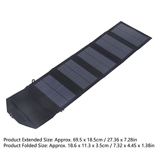 Портативен Сгъваем Комплект Зарядно устройство за Слънчеви панели, Зарядно Устройство за Слънчеви панели с мощност 15 W 5 с Двоен