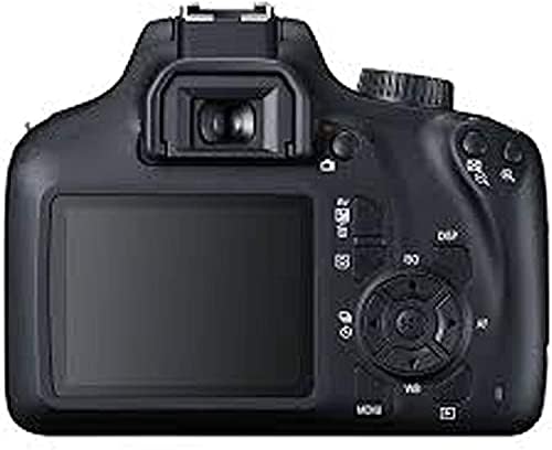 - Рефлексен фотоапарат Canon EOS 4000D Бунтовник T100 с обективи EF-S 18-55 mm DC III и 75-300 мм III и луксозен комплект аксесоари – Включва: 2 Карти памет SanDisk Ultra 128 GB SDHC, резервна батерия
