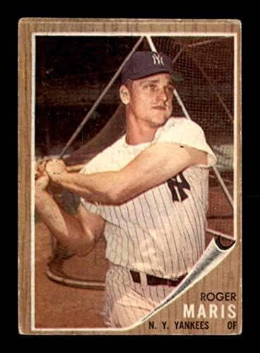 #1 Роджър марис - чиито Бейзболни картички Topps 1962 г. (Междузвездни войни) С оценката на VGEX - Реколта Картички с автограф бейсболистов