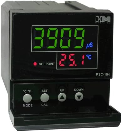 Цифров контролер HM КПС-154 TDS/ЕО с изход 4-20 ma, диапазон на измерване 0-9999 МКС, резолюция 0,1 МКС / ppm, точността на