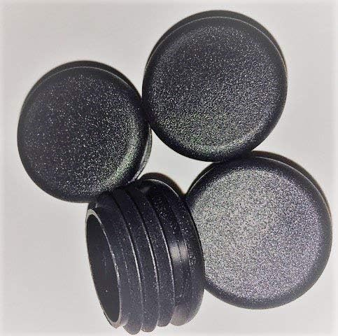 1 1/8 Черни Пластмасови капачки за кръгли тръби за Опаковка от 4 броя от Capplugs