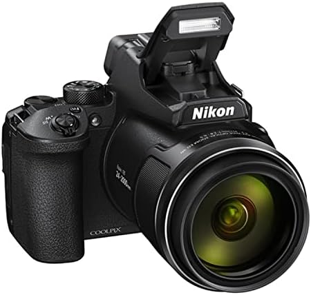 Nikon COOLPIX P950 16-Мегапикселова 83x Оптична цифрова камера за насочване и стрелба + 128 GB памет + led светлини за видео +