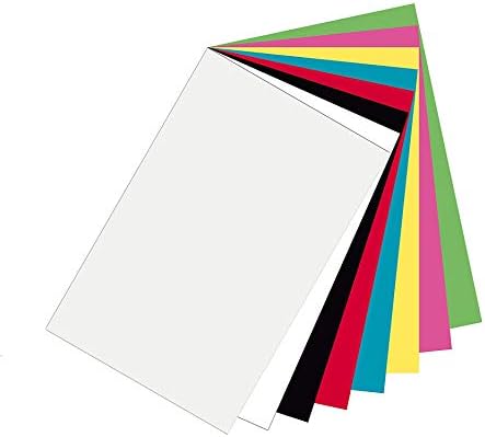 Листове за творчество на Улицата Пакон От Пластмаса, 8 цвята в асортимент, 11 инча