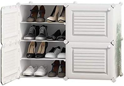 Лесен шкаф за Обувки DINGZZ за Съхранение вкъщи, Многопластова Пылезащитная Пластмасов Стелаж За обувки с Голям капацитет В Общежитието