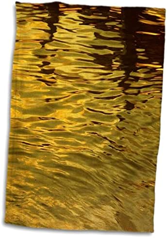 Чаршафи с водно природа 3dRose Florene - Gold Splash (twl-8621-1)