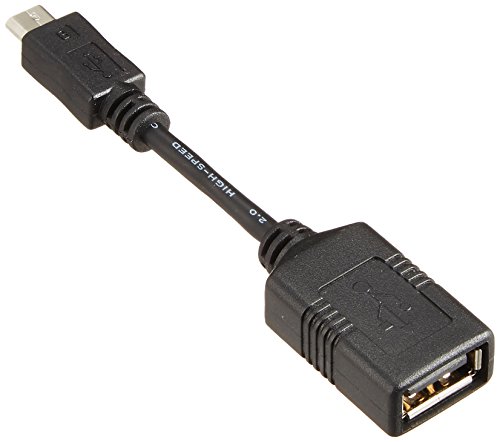Адаптер преобразувател iBuffalo BSMPC11C01BK с интерфейс USB (MicroB в A), Черен