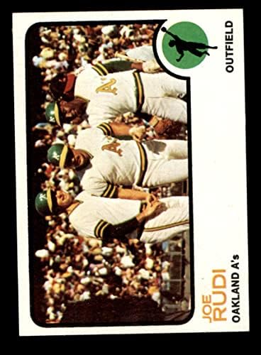 1973 Topps 360 Джо Руди Оукланд Атлетикс (Бейзболна картичка) (всъщност на снимката Джин Тенейс) NM / MT Атлетикс