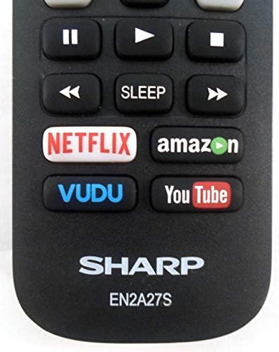 Оригинално дистанционно за управление на телевизор Sharp EN2A27S За телевизори Sharp Smart LCD HDTV (обновена)