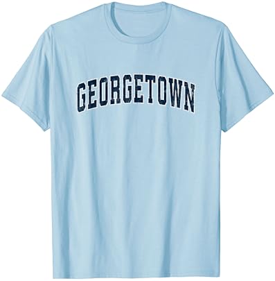 Тениска с Винтажным Спортен дизайн Georgetown Texas TX Тъмно-син цвят