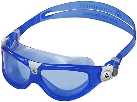 Очила за плуване Aquasphere SEAL Деца (на възраст от 3 години), производство Италия - Широк преглед, комфорт, регулиране на E-Z, защита от надраскване и замъгляване, Стягане