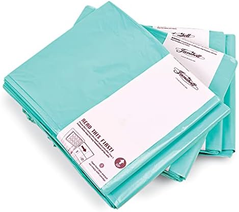 Колекция Etc Akord Slim 2-Pack liner четки за Зареждане система за премахване на незадържане на урина при възрастни, Син, 7 Литра
