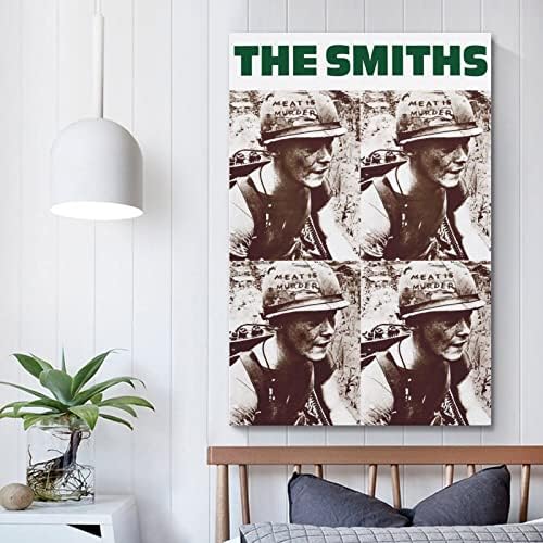 The Smiths Meat is Murder Музикален Плакат Плакати за Стая Естетически Платно монтаж на стена Арт Декор Спални 12x18 инча (30x45