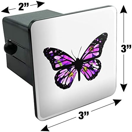 ГРАФИКА и МНОГО ДРУГИ Пеперуда с Цветя на Кутията Сцепного устройство на Ремаркето все още Мъниче Поставете 2