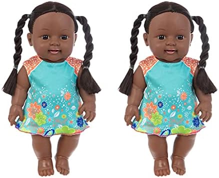 mQT7Zm Черна Африканска Черна Детска Скъпа Открита Черна 12-Инчов Винил Детска Играчка
