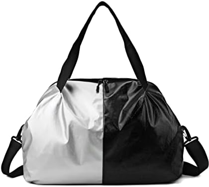 Новата модерна дамска чанта с голям капацитет за фитнес, чанта за багаж в бизнес пътуване с повдигащата щанга, чанта за лесно съхранение (червена