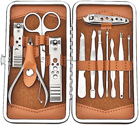 n/a Ножици, нокторезачки, Определени от Неръждаема стомана, 12 предмети, инструменти за маникюр, нож за педикюр, Клещи за мъртвата