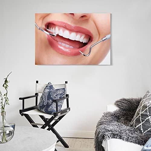 Стоматологичен кабинет BLUDUG, Украсени с Плакати за лечение на зъбите, Плакати за зъболекарски кабинет (10), Живопис върху Платно, монтиран на стената Художествен Плак