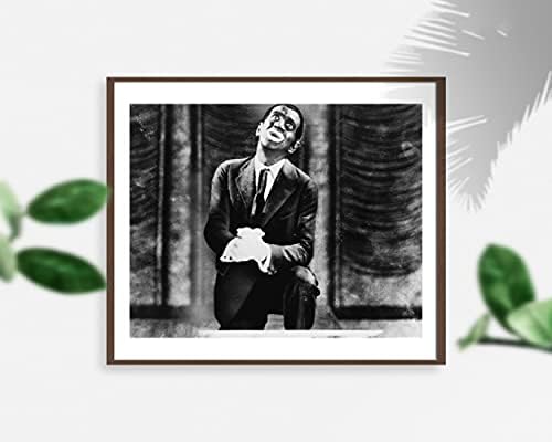 БЕЗКРАЙНИ СНИМКИ Снимка: 1927 Ел Джолсон, в черно лицето си, във филма Певецът на джаз