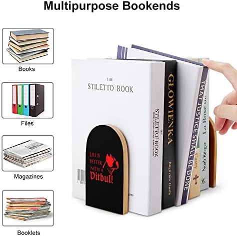 За по-добър живот с Книжни цели Pitbull за Рафтове Дървена Поставка за Книги на Книжния Титуляр за Библиотеката на Училището Офис Домашен
