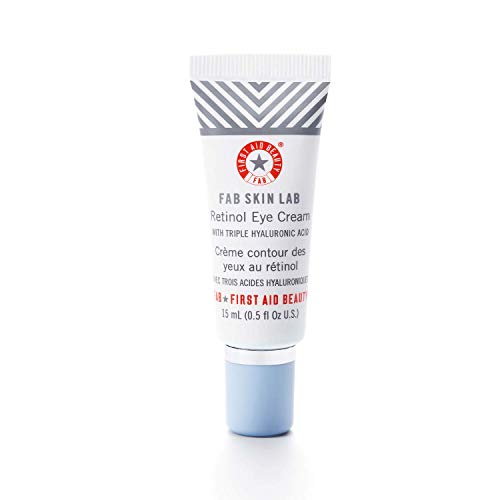 Ретиноловый крем за очи First Aid Beauty FAB Skin Lab с Тройно хиалуронова киселина – 0,5 грама.