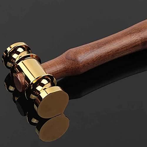Чук ръчно изработени TWDYC, дървена дръжка, кожена инструмент за бродерия, ръчни инструменти Judge, чук