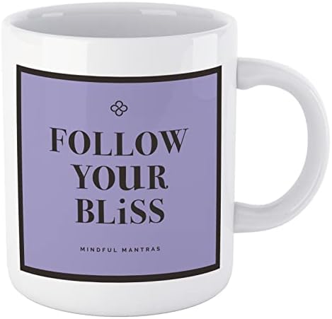 Вдъхновяващи чаши за кафе и чай, ДОПЪЛВАТ ВАШАТА ЧАША BLISS MUG - Мотивационни чаша-аффирмация, която ще повиши настроението ви за целия