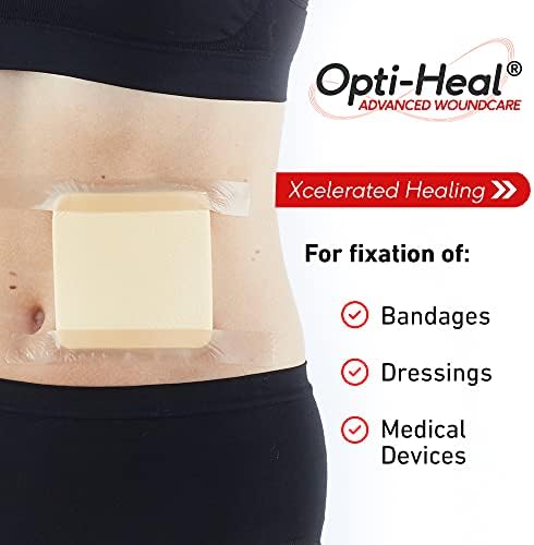 Силиконовата медицинска лента Нео G Opti-Heal за грижа за раните – Медицинска хирургична лента за чувствителна кожа за определяне