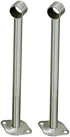 Baoblaze 3x 2x Закачалка за закачалки за Гардероб Пръчка Силна страна на Притежателя Скоба за тръба 25 мм