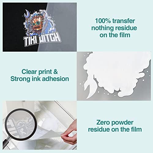 Спестете 32% на KASYU DTF Transfer Powder Film Kit и DTF Transfer Film А3 50 Листа за DTF сублимационного принтер