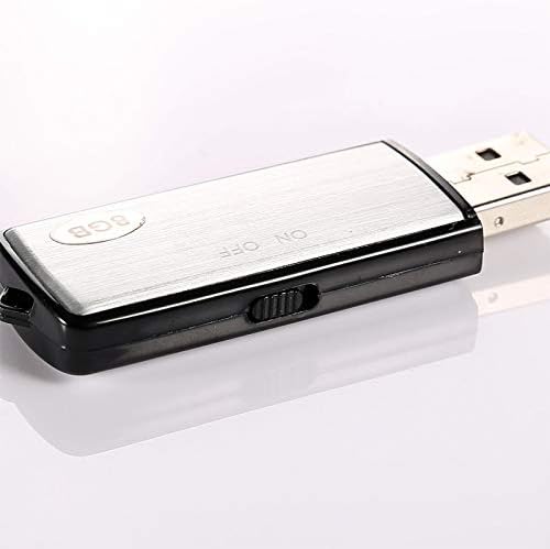 Мини Цифров Диктофон с капацитет от 8 GB, USB-Устройство За записване на звук с акумулаторна капацитет