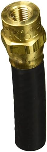 Milton Handy Bend Water Nozzle 350, Извити дюза за подаване на вода и освобождаване до дупка, 4-инчов накрайник, жак 1/4 NPT, Максимална температура 190 ° F