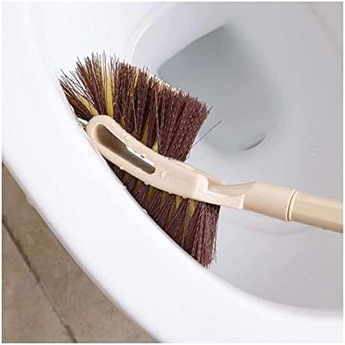 Toilet Holz?hnliche Toilettenbürste mit langem Griff, weiche doppelseitige Bürste, Toilettenbürste, Toiletttenreinigungswerkzeug Brush Brush