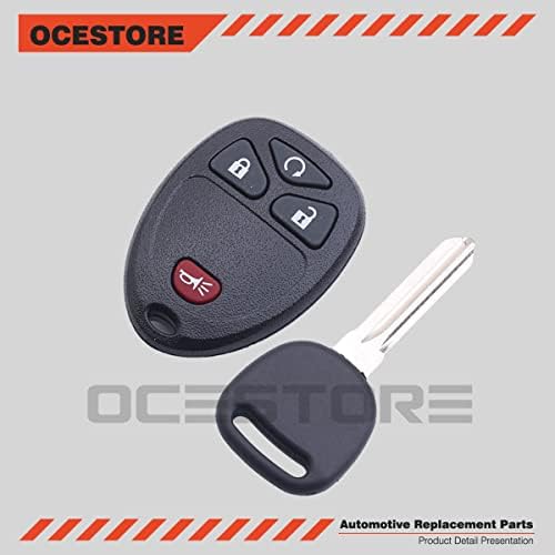 OCESTORE Подмяна на автомобилния ключ и без ключ с 4 бутони за 15913421 OUC60270, Самопрограммируемый - с нов Неразрезным автомобилен