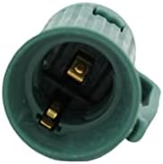 Сменяеми контакти Projectpak Green C7 за коледни гирлянди, Розетка за външно осветление за телени гирлянди SPT-1 | 25 бр. (Зелени)