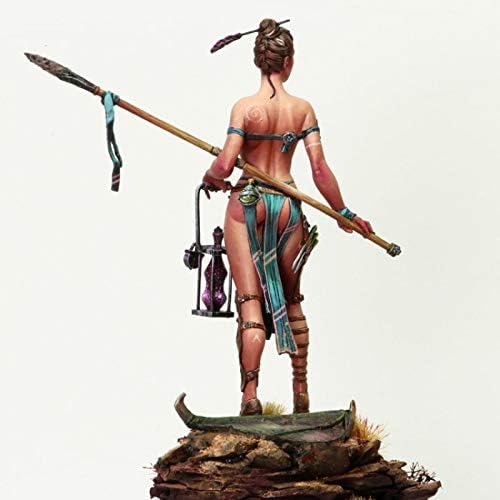 Risjc 1/24 Модел герой от смола, Древната Жена-Воин, определени подадени под натиска на модели //N5853 (в разглобено формата и неокрашенный)