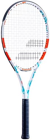 Женската тенис ракета Babolat Предизвикват 102 с пружини (Синя / Бяла / оранжева)