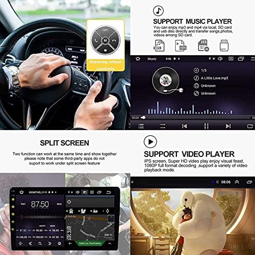 9-Инчов Мултимедиен плеър с авторадио със сензорен екран за Mercedes B-ENZ R-Class W251 R280 R320 R350 R63 2006-2014, FM/Bluetooth/ WiFi