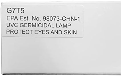 Norman Lamps G7T5 7-Ваттная Бактерицидная тръба - 7 инча. Мощност: 7 W, Бактерицидная UV-лампа T5