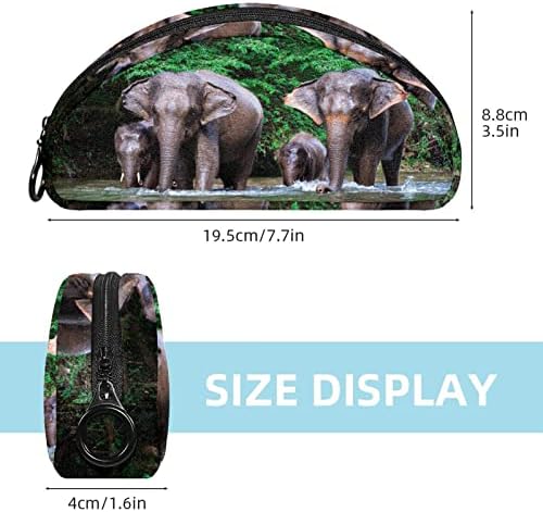 Молив Случай Животни Слонове (2) Косметичка За Грим Пътен Органайзер За Аксесоари