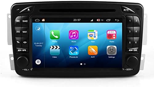 RoverOne Android 8,0 В Таблото на Кола DVD GPS Навигационна Система за Mercedes-Benz C-Class W203 W209 C200 C180 старата Година със Стерео радио Bluetooth SD, USB Огледалната Връзка Сензорен Екран