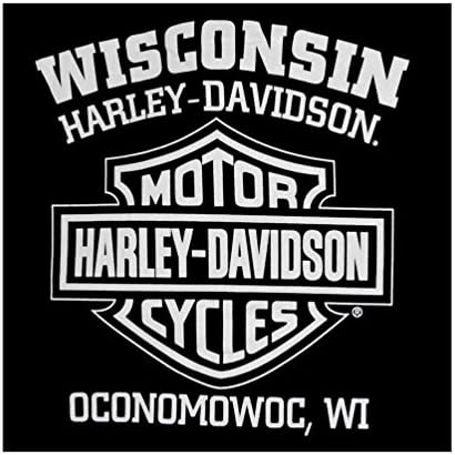 Мъжки Пуловер Harley-Davidson Heritage, Hoody с качулка, Черно Hoody 30296635