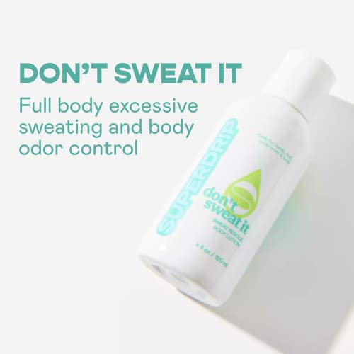SUPERDRIP don' t sweat it Облекчаване на прекомерно изпотяване на цялото тяло и контрол на миризмата на тялото - 4 ет. унция