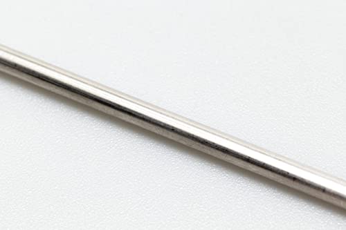 1 Фут 925 сребро Безпроблемна тръба Кръгла, Твърда Тел За изработката на бижута от мъниста, Направени в САЩ ЗАНАЯТИТЕ WIRE (Външен размер: