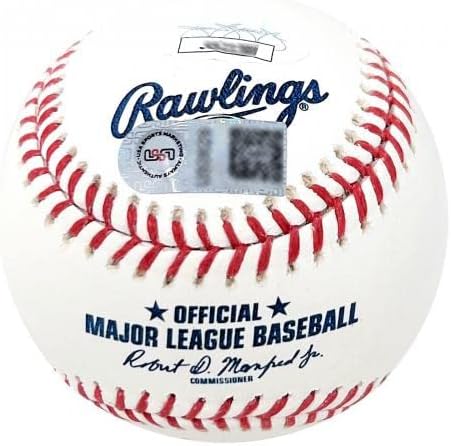 Владимир Гереро - младши . Торонто Блу Джейс Подписаха Официален договор с MLB Бейзбол JSA / САЩ - Бейзболни топки с автографи