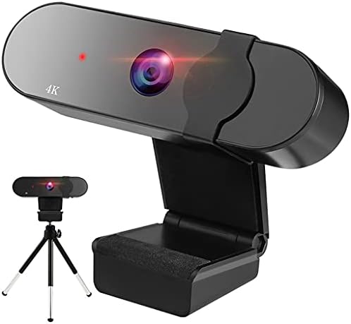 Уеб камера WDBBY 4K Full HD 1080P Камера 30 кадъра в секунда Компютърна Уеб камера Широка Камера с Автофокус със Статив Вграден Микрофон