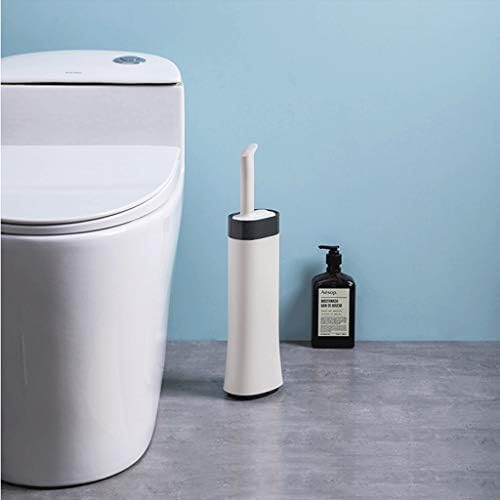 N/A Четка за тоалетна и държач за съхранение и организация баня - Спестяване на пространство, надеждност, дълбоко почистване