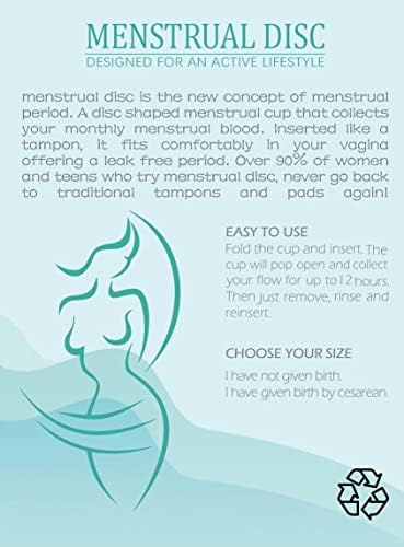 Менструалния диск ново поколение Mascoto TM със силиконова нишка, Плосък чашката, медицински силикон, за многократна употреба,